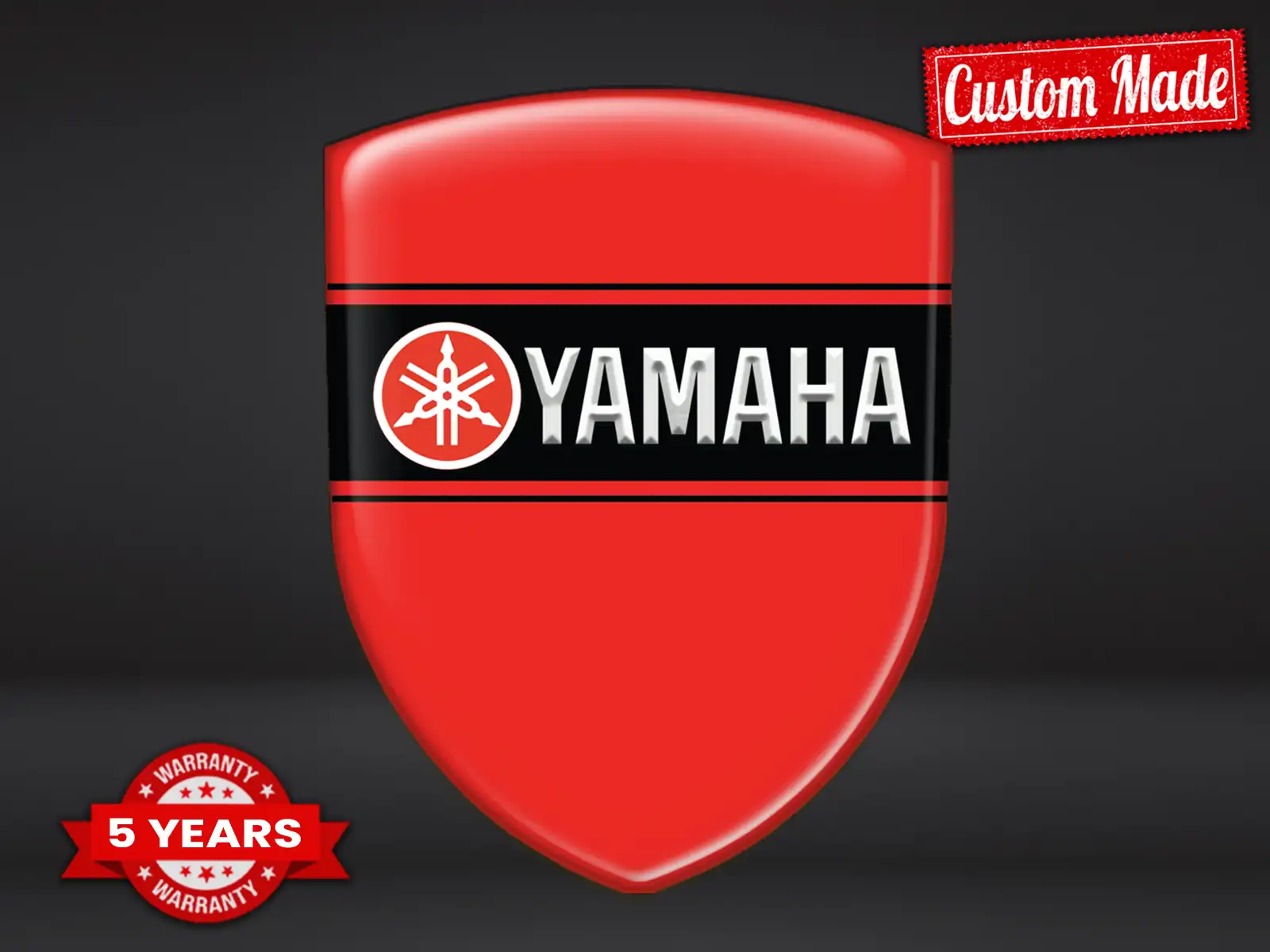 Yamaha Décalcos Bombés Perso Style Look Haut de Gamme